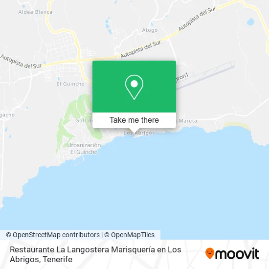 Restaurante La Langostera Marisquería en Los Abrigos map