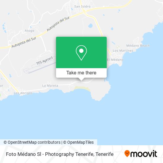Foto Médano Sl - Photography Tenerife map