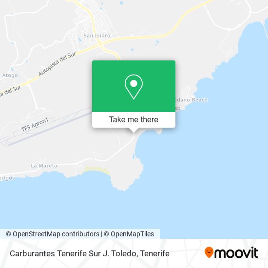 Carburantes Tenerife Sur J. Toledo map