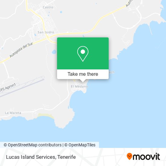 Lucas Island Services map