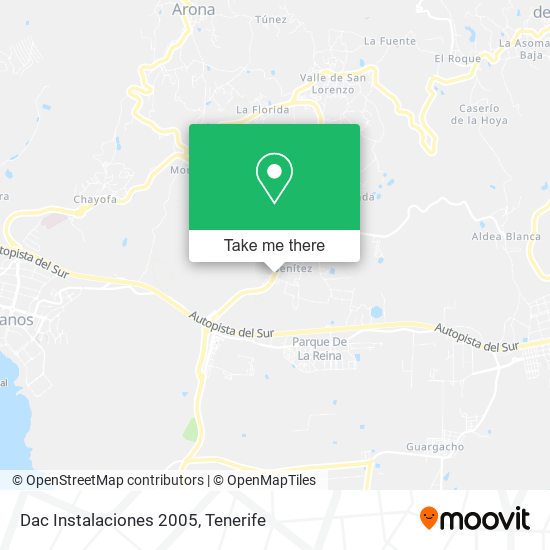 Dac Instalaciones 2005 map