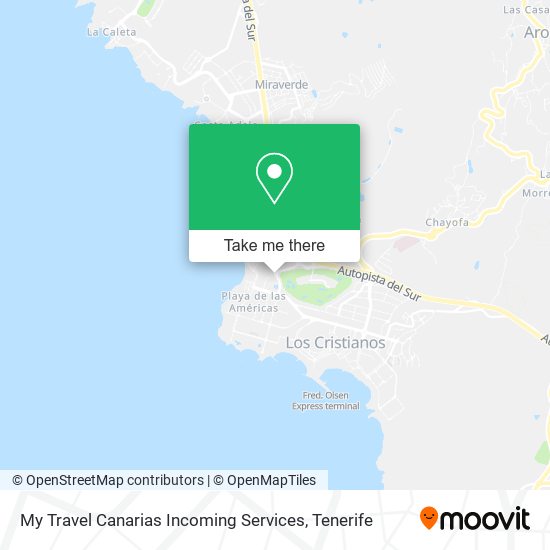 mapa My Travel Canarias Incoming Services