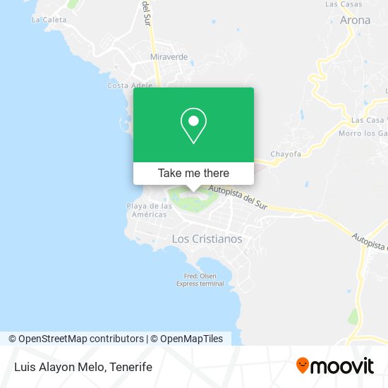 Luis Alayon Melo map