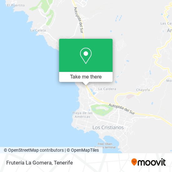 Frutería La Gomera map