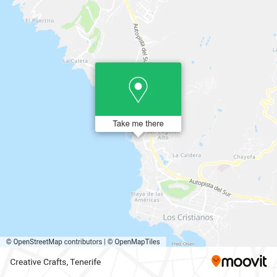 Creative Crafts map