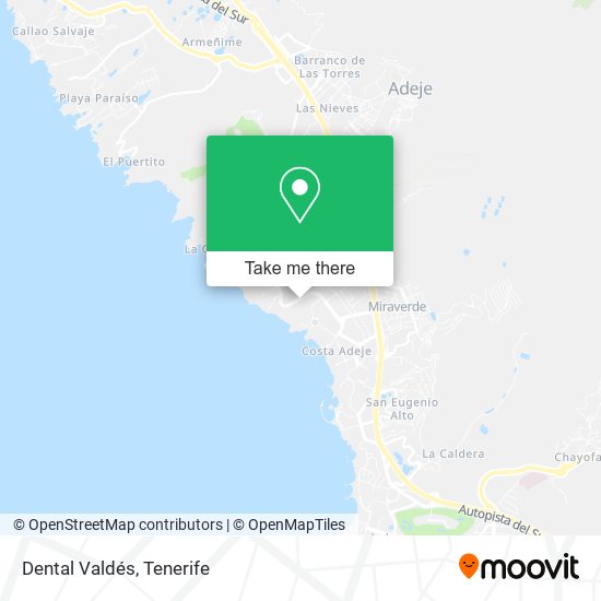 Dental Valdés map