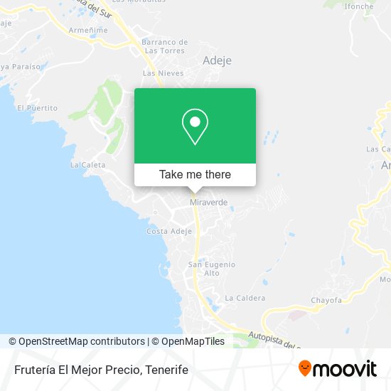 Frutería El Mejor Precio map