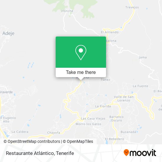 Restaurante Atlántico map