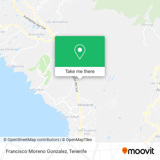 Francisco Moreno Gonzalez map