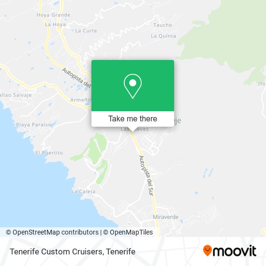 Tenerife Custom Cruisers map
