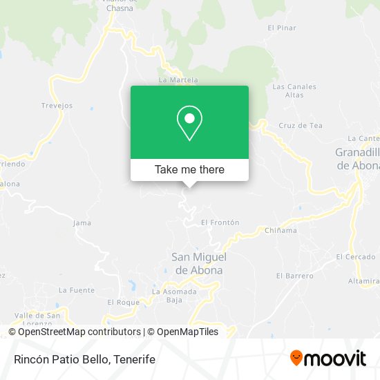 Rincón Patio Bello map