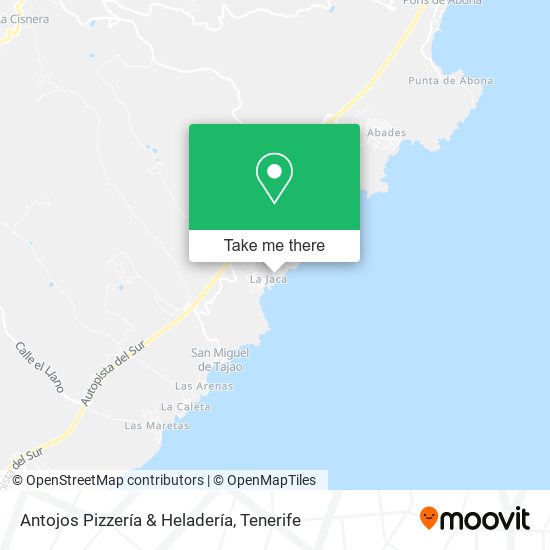 Antojos Pizzería & Heladería map