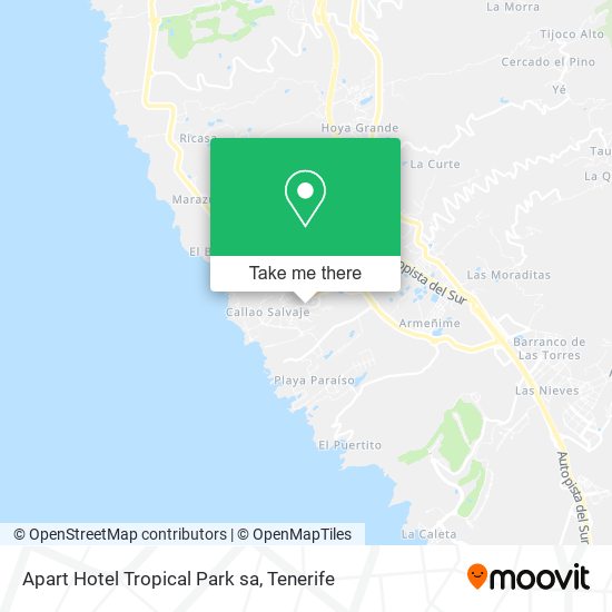 Apart Hotel Tropical Park sa map