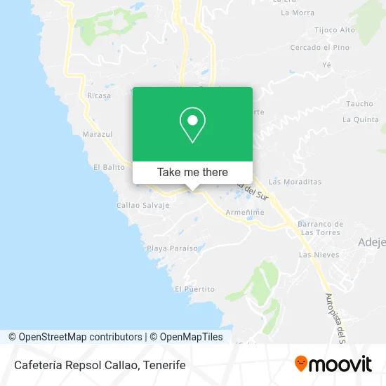 Cafetería Repsol Callao map
