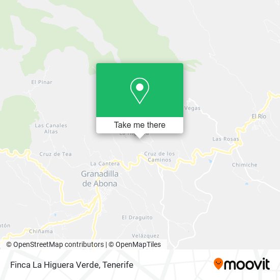 Finca La Higuera Verde map