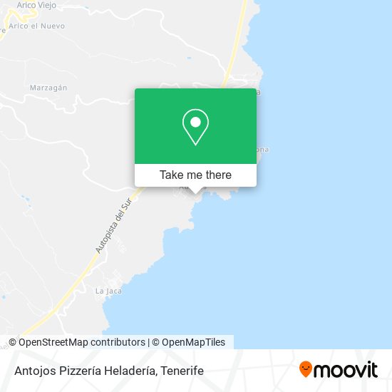 Antojos Pizzería Heladería map