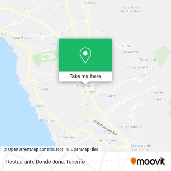 Restaurante Donde Jona map