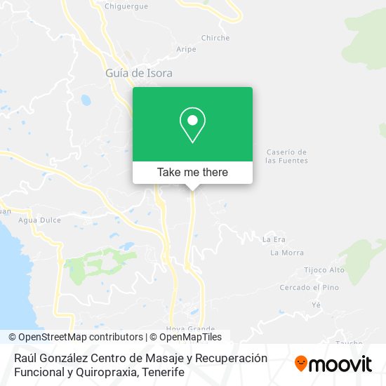 Raúl González Centro de Masaje y Recuperación Funcional y Quiropraxia map