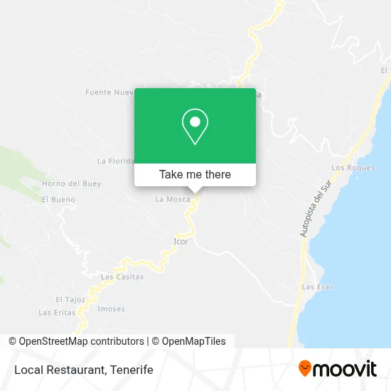 Local Restaurant map