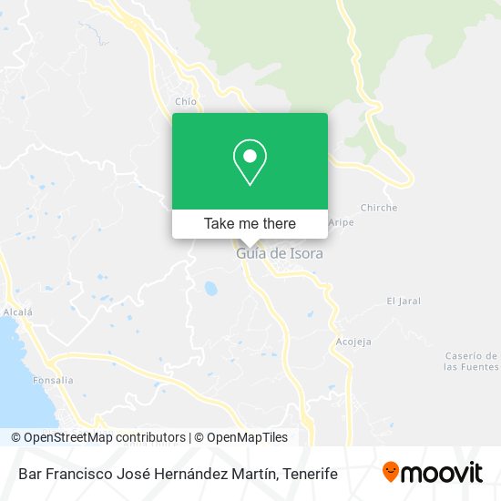 Bar Francisco José Hernández Martín map