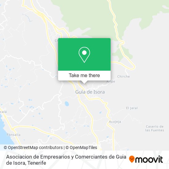 Asociacion de Empresarios y Comerciantes de Guia de Isora map