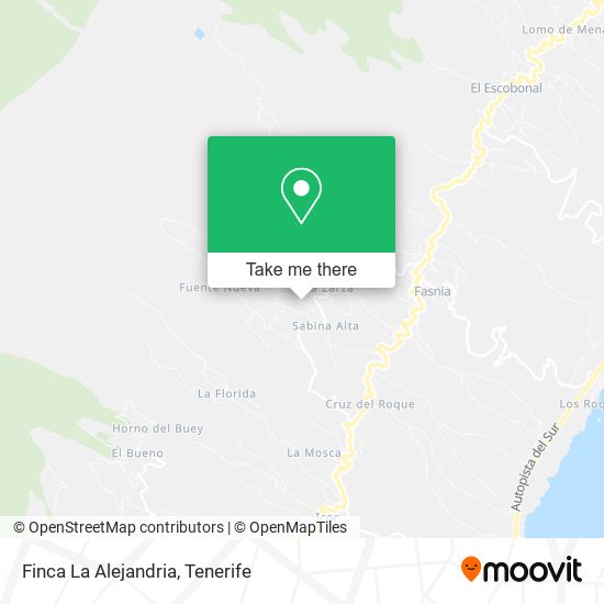 mapa Finca La Alejandria