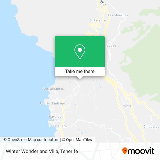 Winter Wonderland Villa map