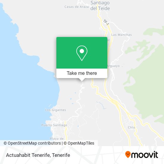 mapa Actuahabit Tenerife