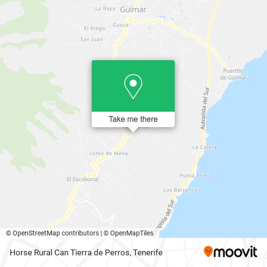 Horse Rural Can Tierra de Perros map
