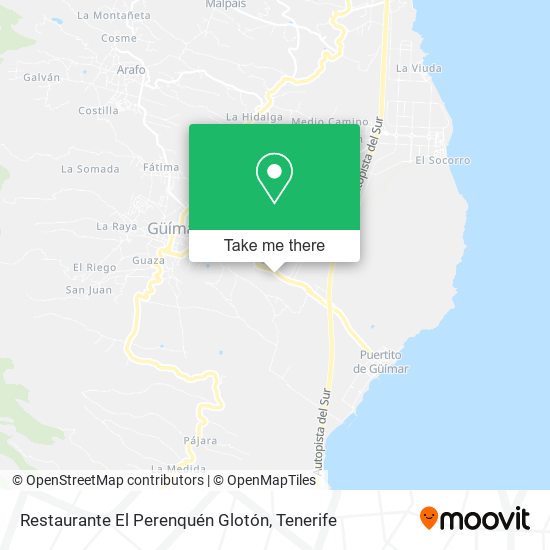 Restaurante El Perenquén Glotón map