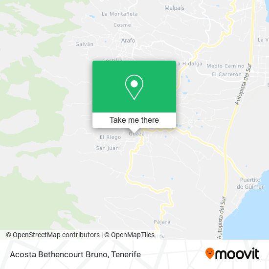 Acosta Bethencourt Bruno map
