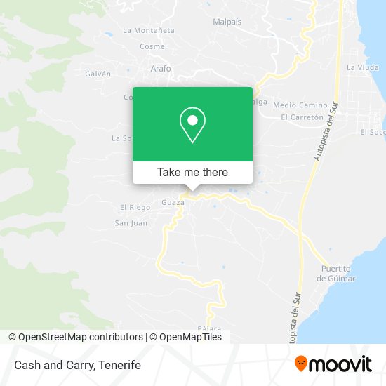 Cash and Carry map