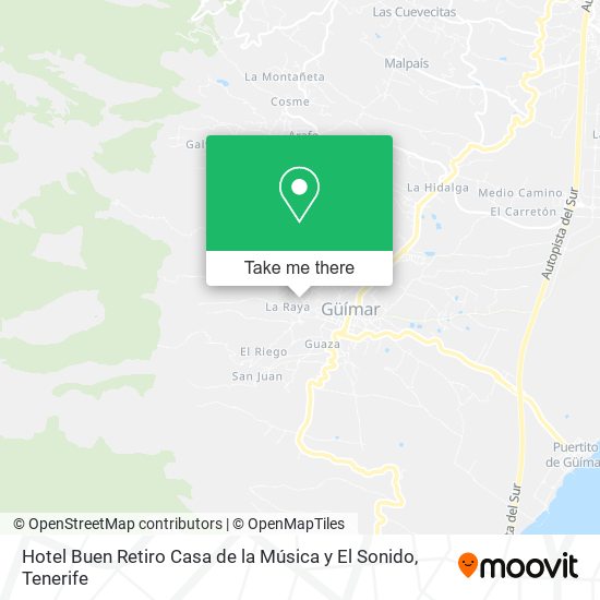 Hotel Buen Retiro Casa de la Música y El Sonido map
