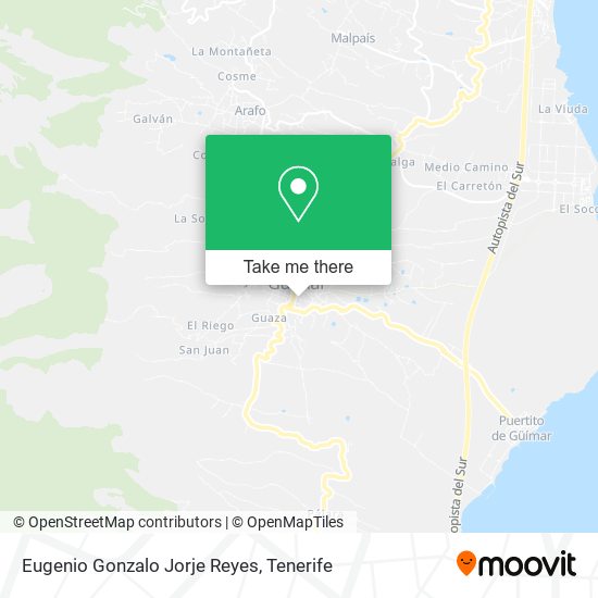 Eugenio Gonzalo Jorje Reyes map