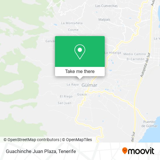 mapa Guachinche Juan Plaza