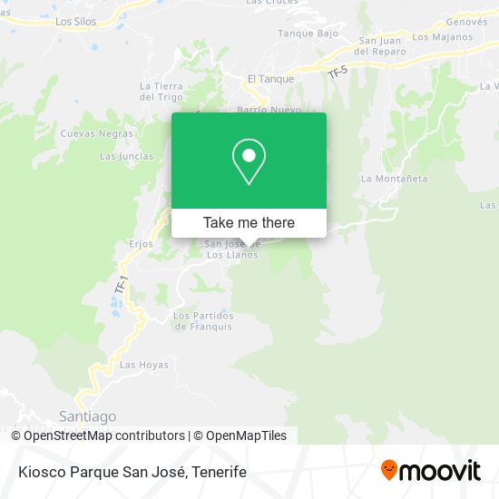 Kiosco Parque San José map