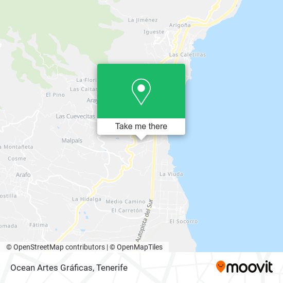 Ocean Artes Gráficas map
