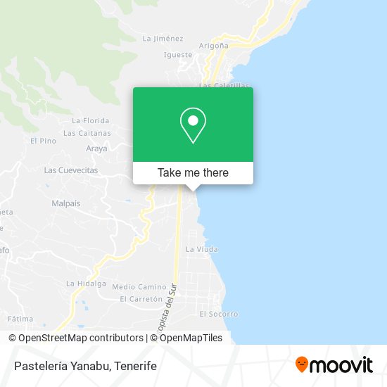 Pastelería Yanabu map