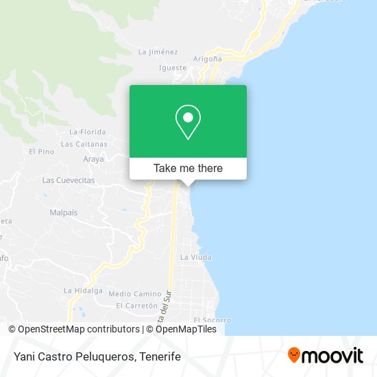Yani Castro Peluqueros map