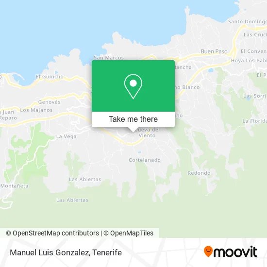 Manuel Luis Gonzalez map