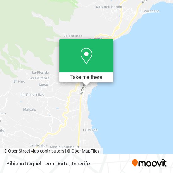 Bibiana Raquel Leon Dorta map