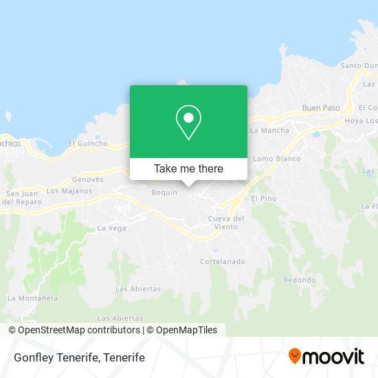 Gonfley Tenerife map