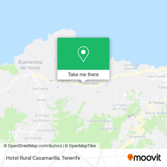Hotel Rural Casamarilla map