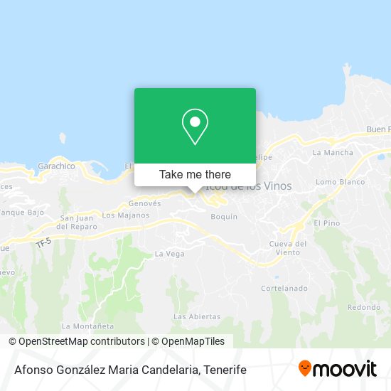Afonso González Maria Candelaria map