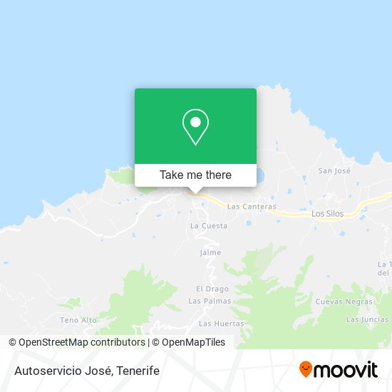 Autoservicio José map