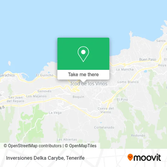 Inversiones Delka Carybe map