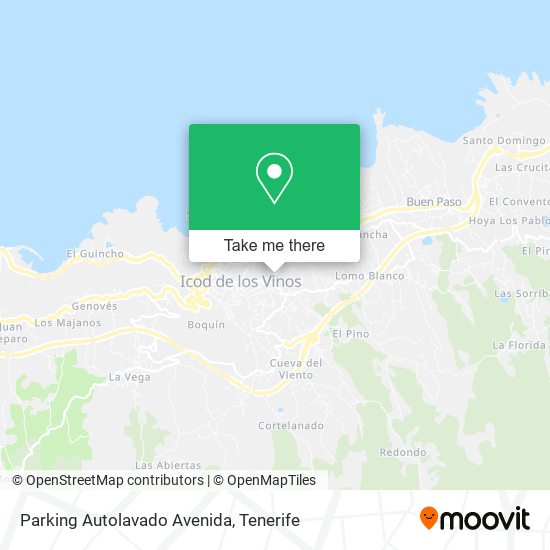 Parking Autolavado Avenida map