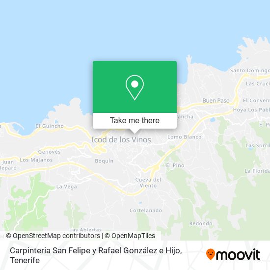 Carpinteria San Felipe y Rafael González e Hijo map