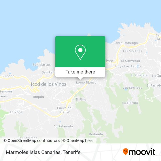 Marmoles Islas Canarias map