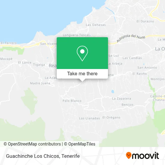 Guachinche Los Chicos map